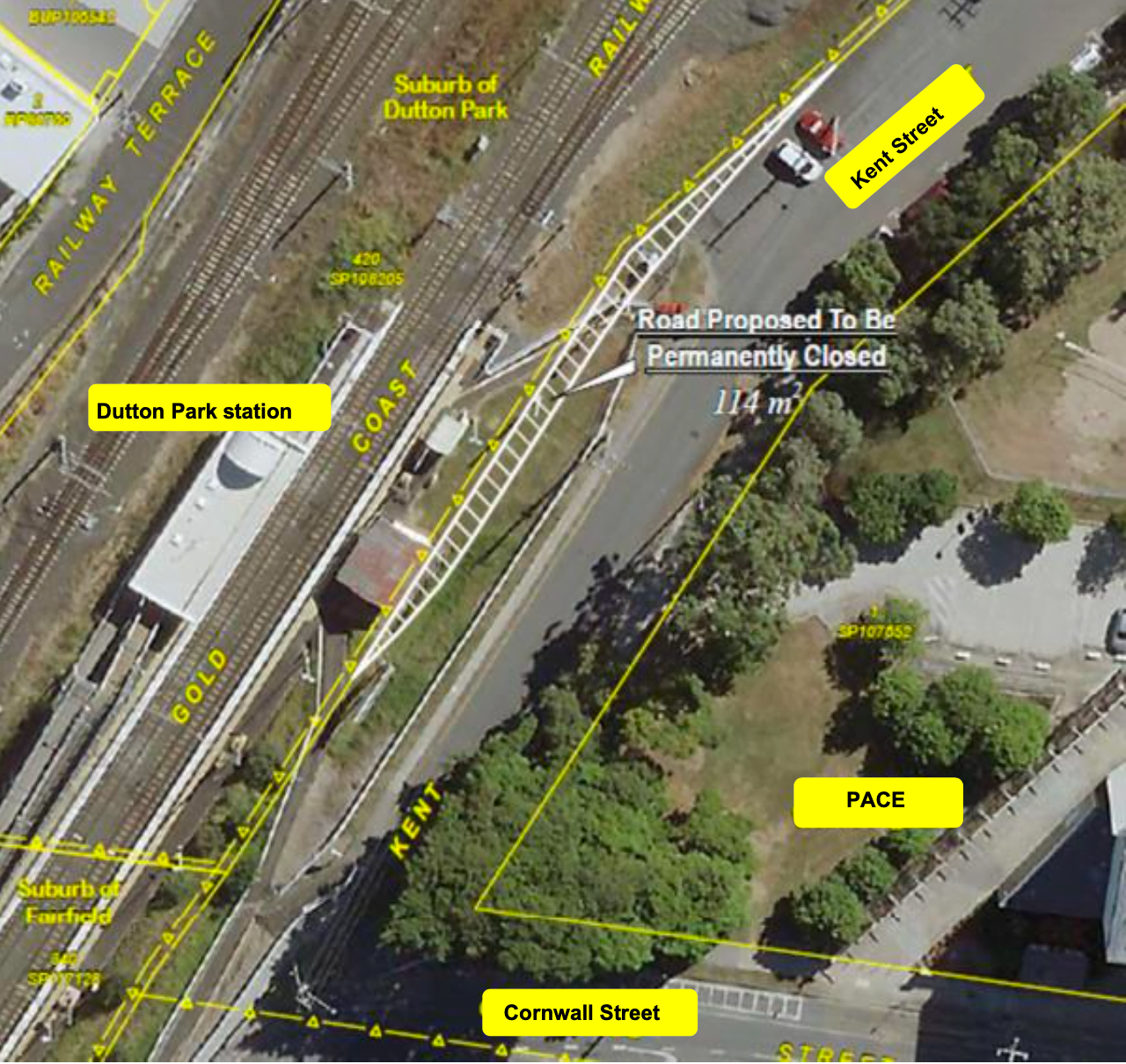 Shared Path Lane Closure at Dutton Park Station Bicycle Queensland